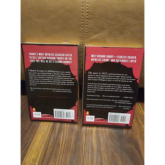 Bernard Cornwell Book Lot Two Paperback Novel White Historical Fiction Adventure - Picture 2 of 2